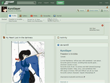 Tablet Screenshot of kuroslayer.deviantart.com