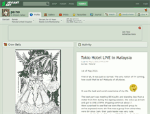 Tablet Screenshot of pa-no.deviantart.com