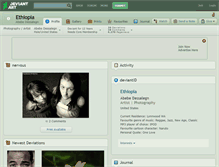 Tablet Screenshot of ethiopia.deviantart.com