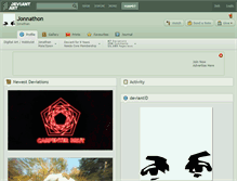 Tablet Screenshot of jonnathon.deviantart.com