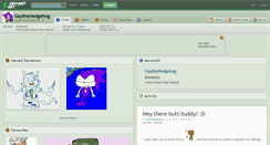 Desktop Screenshot of gaythehedgehog.deviantart.com