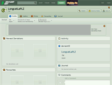 Tablet Screenshot of longcatlaplz.deviantart.com
