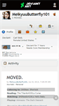 Mobile Screenshot of meikyuubutterfly101.deviantart.com