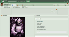 Desktop Screenshot of antjedarling.deviantart.com