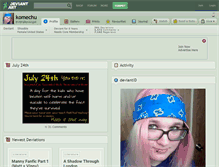 Tablet Screenshot of komechu.deviantart.com