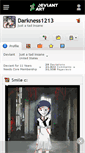 Mobile Screenshot of darkness1213.deviantart.com