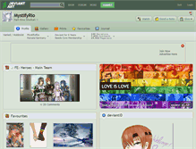 Tablet Screenshot of mystifyrio.deviantart.com