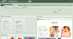 Desktop Screenshot of muscularbeast.deviantart.com