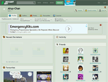Tablet Screenshot of airyy-chan.deviantart.com