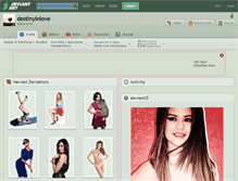Tablet Screenshot of destinyinlove.deviantart.com