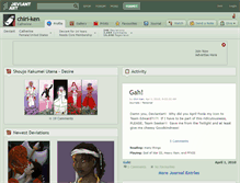 Tablet Screenshot of chiri-ken.deviantart.com