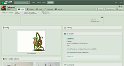 Desktop Screenshot of dekaru-x.deviantart.com