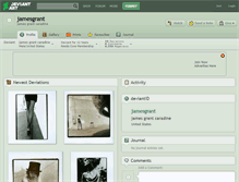 Tablet Screenshot of jamesgrant.deviantart.com