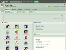 Tablet Screenshot of bexeh-chan.deviantart.com