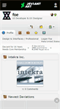 Mobile Screenshot of foe.deviantart.com