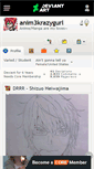 Mobile Screenshot of anim3krazygurl.deviantart.com