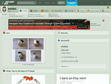 Tablet Screenshot of amidot.deviantart.com