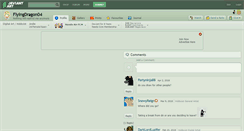 Desktop Screenshot of flyingdragon04.deviantart.com
