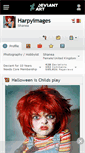 Mobile Screenshot of harpyimages.deviantart.com