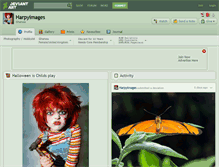 Tablet Screenshot of harpyimages.deviantart.com