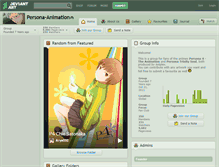 Tablet Screenshot of persona-animation.deviantart.com