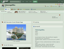Tablet Screenshot of fallenangelriku.deviantart.com