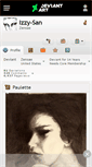 Mobile Screenshot of izzy-san.deviantart.com