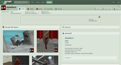 Desktop Screenshot of metalnerd.deviantart.com