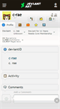Mobile Screenshot of c-rae.deviantart.com