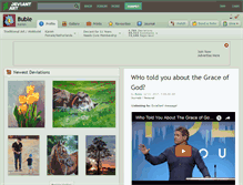 Tablet Screenshot of buble.deviantart.com