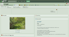 Desktop Screenshot of invizygirl.deviantart.com