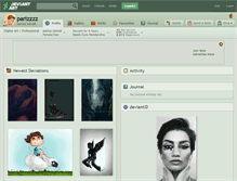 Tablet Screenshot of parizzzz.deviantart.com