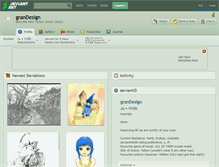 Tablet Screenshot of grandesign.deviantart.com