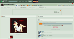 Desktop Screenshot of loverofanime0809.deviantart.com