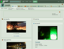 Tablet Screenshot of cararabr.deviantart.com