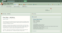 Desktop Screenshot of demyx-water-dance.deviantart.com
