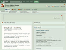Tablet Screenshot of demyx-water-dance.deviantart.com