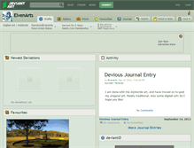 Tablet Screenshot of elvenarts.deviantart.com