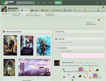 Tablet Screenshot of detmills8.deviantart.com