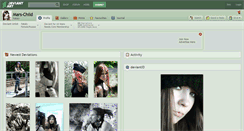 Desktop Screenshot of mars-child.deviantart.com