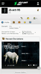 Mobile Screenshot of js-art-95.deviantart.com