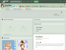 Tablet Screenshot of ema-skye.deviantart.com