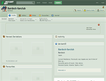 Tablet Screenshot of bardock-fanclub.deviantart.com