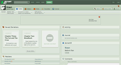 Desktop Screenshot of kraun.deviantart.com