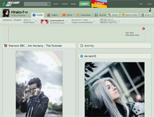 Tablet Screenshot of hirako-f-w.deviantart.com