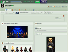 Tablet Screenshot of micromaned.deviantart.com