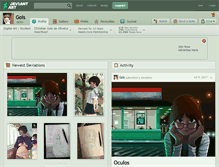 Tablet Screenshot of gois.deviantart.com