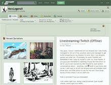 Tablet Screenshot of newlegend1.deviantart.com