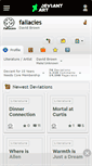 Mobile Screenshot of fallacies.deviantart.com