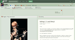 Desktop Screenshot of hiyuki.deviantart.com